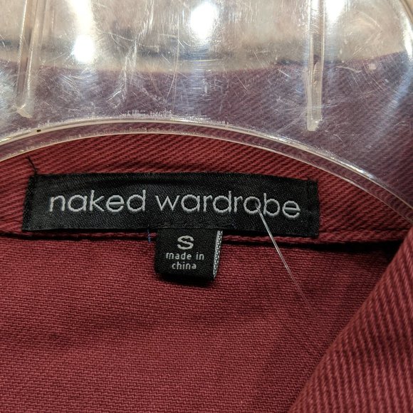 Naked Wardrobe Long Jean Jacket Dress with Belt Small - Picture 7 of 13